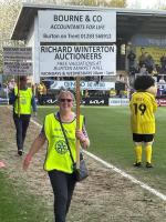 One of the boards and the carrier Ruth James